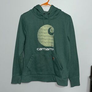 Carhartt relaxed fit green moss hoodie